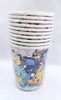 Pokémon Paper Party Cup New (10 Cups) Pikachu, Charmander, Squirtle- Accessories