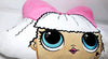 LOL Surprise Dolls Head Cushion - Pink Bow, Blue Eyes 17"x10" - Plush Toy