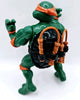 Vintage 1988 Playmates TMNT Michelangelo Hard Head – Belt & Nunchucks  - Toy