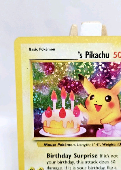 Birthday Pikachu - Promo 24 - Celebrations 25th Anniversary - NM