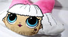 LOL Surprise Dolls Head Cushion - Pink Bow, Blue Eyes 17"x10" - Plush Toy