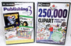 Publishing Studio 3 & 250,000 Clipart Bundle - SEALED - PC CD-ROM