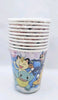 Pokémon Paper Party Cup New (10 Cups) Pikachu, Charmander, Squirtle- Accessories
