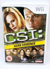 CSI: Crime Scene Investigation: Hard Evidence - Nintendo Wii