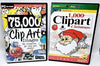 75,000 Clip Art Images & 1,000 Christmas Clipart Bundle - PC CD-ROM