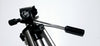 T-120223AB: Camera Tripod (Aluminium) - Adjustable Legs 19.4 to 49.4" - Pivoting